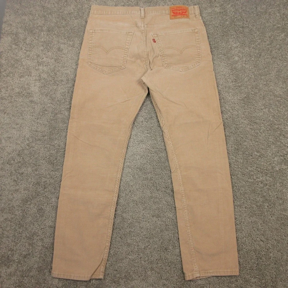 Levis Pants Mens 36x32‎ Tan Beige 502 Regular Tapered Corduroy 5 Pocket Chinos